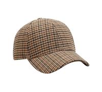 Klassische karierte Baseballkappe, Herrenkappe, Herren, Damen, Baseballkappe für Damen, Baseballkappe für Herren, Farbe: Orange, 58