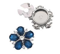 Klassische Manschettenknöpfe aus Legierung, verziert mit brillanten Glaskristallen, geeignet für Geschäftstreffen und Hochzeiten, Hochzeiten, Partys, Einheitsgröße, Wie beschrieben, Wie beschrieben