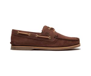 Klassischer Bootsschuh Dunkelbraun 46