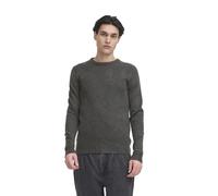 klassischer CASUAL FRIDAY CFHeine Herren Grobstrickpullover mit Label-Detail Strickpullover 20505605-50818 Grau M