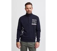 klassischer FQ1924 FQWilliam Herren Troyer mit Stehkragen Pullover 21900589-194011 Grau M