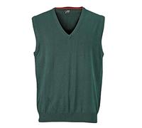 Klassischer Herren Baumwoll-Pullunder 3XL,forest-green