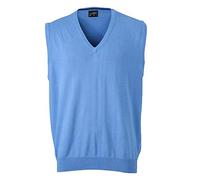 Klassischer Herren Baumwoll-Pullunder XL,Glacier-Blue