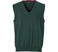 Klassischer Herren -Baumwoll-Pullunder XXL,forest-green