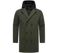 STONE HARBOUR Trenchcoat Herren oliv, L
