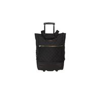 fabrizio® Einkaufstrolley »Punta Wheel classy«, 33 l, edler Look mit abgestepter Oberfläche und Golddetails, schwarz