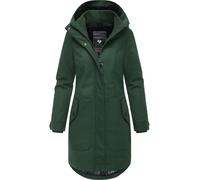 Klassischer Wintermantel in Woll-Optik "Jannisa Coat" Dark Green25 XXL