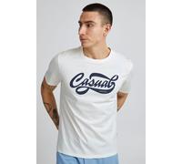 klassisches CASUAL FRIDAY CFThor Herren T-Shirt mit Rundhals Shirt 20504281-114201 Weiß M