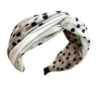 Klassisches Dots Velvets Haarband Breiter Sicherheits Haltemodus Für Formelle Freizeitoutfits Nachhaltiges Velvets Haar Accessoire