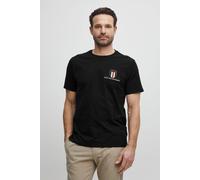 klassisches FQ1924 FQOlaf Herren T-Shirt mit Rundhals Shirt 21900540-ME-193911 Schwarz XL