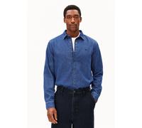 KLASSISCHES JEANS-HEMD | Bio-Baumwoll Mix - blau (L)