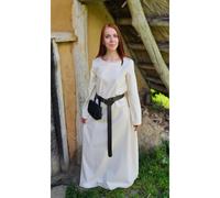 Klassisches Mittelalter Kleid oder Unterkleid Natur ""Amalie"" M