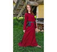 Klassisches Mittelalter Kleid oder Unterkleid rot "Amalie" M