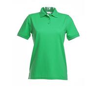 Klassisches Polo-Shirt mit Superwash für Damen Gr. 34, apfelgrün