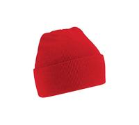 (Klassisches Rot) Beechfield Unisex Junior Kinder Gestrickte Soft Touch Wintermütze One Classic Red