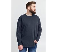 klassisches SOLID SDBedon BT Herren Longsleeve mit Rundhals Langarm-Shirt 21300882-ME-1940101 Blau 5XL