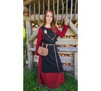 Klassisches Wikinger Überkleid schwarz "Lykke" L