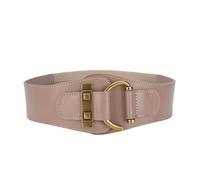 Klauer Leder-Hüftgurt für Damen.Damen-Ledergürtel mit Dornschließe, Rosa