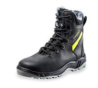 Klaus Ludwig Leopard 01Z482 EN 20345 S3 Herren Wintersicherheitsstiefel aus Glattleder Nylon, Groesse 44, schwarz