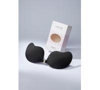 Klebe-BH LASCANA, Damen, Gr. -C, Cup C, schwarz, Microtouch, Obermaterial: 87% Polyamid, 13% Elasthan, Basic, BHs Bandeau-BH Klebe-BH BH-Accessoire, ohne Bügel mit Silikon und praktischem Vorderversch