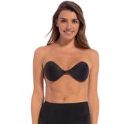 Klebe-BH MAGIC BODYFASHION "Backless Beauty", Damen, Gr. Cup D, schwarz, Obermaterial: 80% Polyamid, 20% Elasthan, BHs Klebe-BH, zwei getrennte Cups mit Frontverschluss für ein schönes Dekolleté (8267