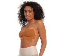 Klebe-BH MAGIC BODYFASHION "Boob Tape", Damen, Gr. N-Gr, mocha, Obermaterial: 95% Baumwolle, 5% Elasthan, körpernah, BHs Klebe-BH, trägerlos, rückenfrei, tief ausgeschnitten und viele weitere Optionen