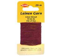 Kleiber 11,8 x 6,2 x 0,4 cm Leinen-Garn, burgunderrot