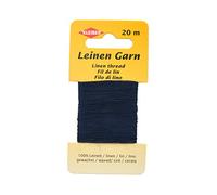 Kleiber 11,8 x 6,2 x 0,4 cm Leinen-Garn, Marineblau