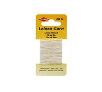 Kleiber 11,8 x 6,2 x 0,4 cm Leinen-Garn, weiß