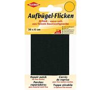 Aufbügel - Flicken 30 x 6 cm schwarz