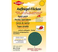 Kleiber + Co.GmbH Aufbügel-Flicken Zephir, grün, ca. 40 cm x 12 cm