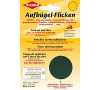 Kleiber 40 x 12 cm Großer Ausbesserungsflicken aus Baumwolle, grün