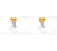 Kleiber 40 x 6 cm Elastisches Ausbesserungsband für Bekleidung zum Aufbügeln, hellblau (Packung mit 2)