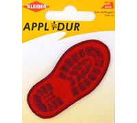 Kleiber 6,5 cm Schuhabdruck-Flicken zum Aufbügeln, blau/grün