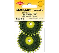Kleiber 71051 Sterngarn 2er Set, Khaki