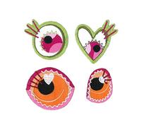 Kleiber Bügelbild Patch Applikation zum Aufbügeln Augen 2,5-5,0 cm