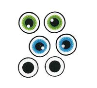 Kleiber Bügelbild Patch Applikation zum Aufbügeln Augen 2,8-3,0 cm
