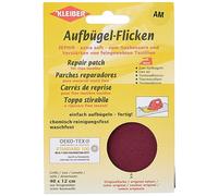 Kleiber + Co.GmbH Aufbügel-Flicken Zephir, weinrot, ca. 40 cm x 12 cm
