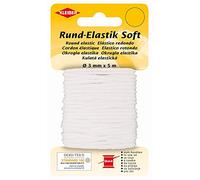 Kleiber + Co.GmbH 71082 Rund-Elastik Soft, weiß, Ø 3 mm x 5 m