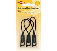 Kleiber + Co.GmbH 80184 Reißverschluss-Anhänger, Nylon, grün, blau, gelb, Gesamt: ca. 8,4 cm