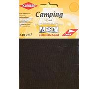 Kleiber + Co.GmbH Camping-Nylon-selbstklebend, braun, ca. 10 cm x 12 cm, 2