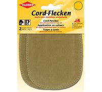Kleiber + Co.GmbH Cord Flecken, Baumwolle, beige, 13,5 x 10 cm