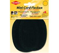 Kleiber Fein-Cord-Flecken Mini – ca. 11 x 8,5 cm – Schwarz