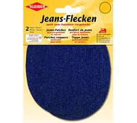 Kleiber + Co.GmbH Jeans-Bügelflecken oval, ca. 13 cm x 10 cm