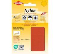 KLEIBER Nylon-Flicken, selbstklebend, orange zum Reparieren von Outdoor-Bekleidung, Schirmen, Taschen, - 1 Stück (43041)