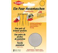 Kleiber + Co.GmbH Quick-EIN-Paar-Hosentasche, 50% Baumwolle/50% Polyester, 02 Hellgrau, 18,5 cm x 16 cm