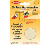 Kleiber + Co.GmbH Quick-EIN-Paar-Hosentasche, beige, 18,5 cm x 16 cm