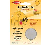 Kleiber + Co.GmbH Quick-Sakko-Tasche, 17 cm x 10,5 cm, beige, Black, Dark Grey, Light Grey