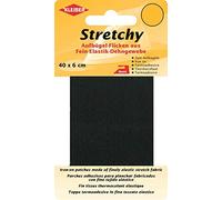 Kleiber Stretchy Aufbügel- Flicken, schwarz
