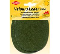 Kleiber + Co.GmbH Velour-Bügelflecken oval, ca. 13 cm x 10 cm